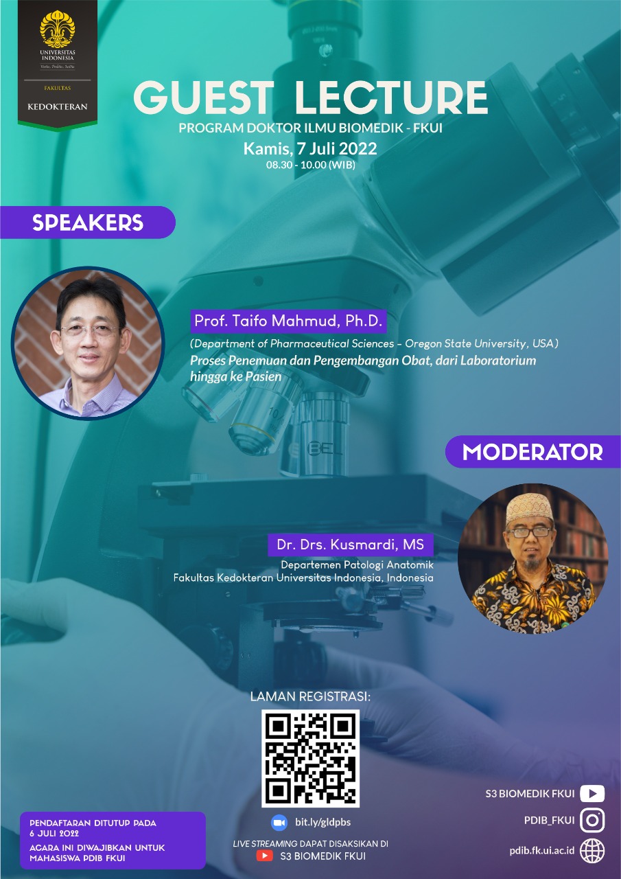 Guest Lecture Biomedical Science Doctoral Program University of Indonesia