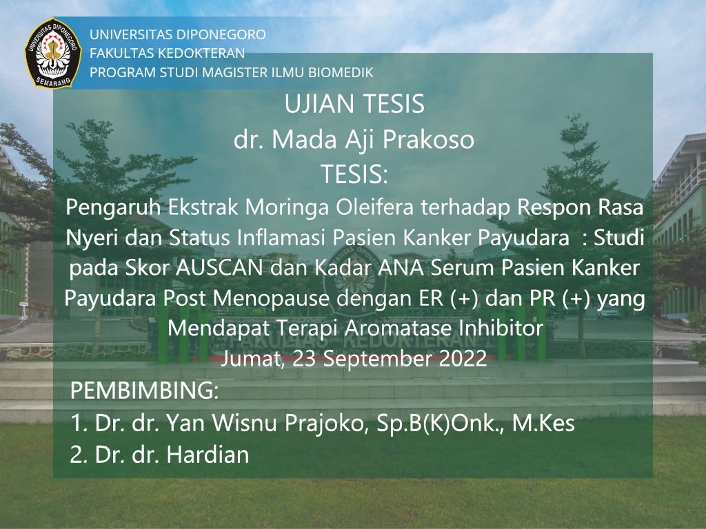 UJIAN TESIS BULAN SEPTEMBER