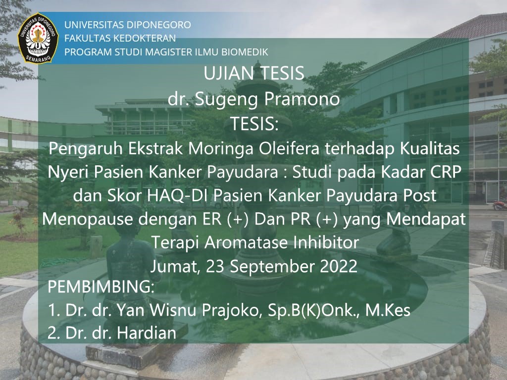 UJIAN TESIS BULAN SEPTEMBER